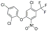 1-CHLORO-5-(2,4-DICHLOROPHENOXY)-4-NITRO-2-(TRIFLUOROMETHYL)BENZENE Structure