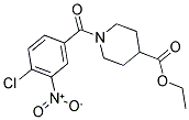 ETHYL 1-(4-CHLORO-3-NITROBENZOYL)PIPERIDINE-4-CARBOXYLATE Struktur