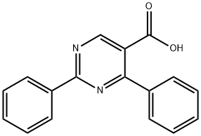 2,4-DIPHENYL-5-PYRIMIDINECARBOXYLIC ACID Structure