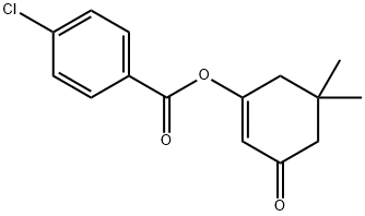 5,5-DIMETHYL-3-OXO-1-CYCLOHEXENYL 4-CHLOROBENZENECARBOXYLATE Structure