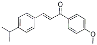 3-(4-ISOPROPYLPHENYL)-1-(4-METHOXYPHENYL)PROP-2-EN-1-ONE Structure