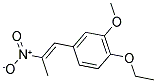 1-(4-ETHOXY-3-METHOXYPHENYL)-2-NITROPROPENE Struktur