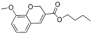 BUTYL 8-METHOXY-2H-CHROMENE-3-CARBOXYLATE Struktur