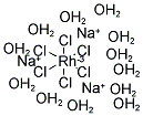 RHODIUM SODIUM CHLORIDE DODECAHYDRATE Struktur
