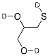 1-THIOGLYCEROL ([OD]2,S-D) Structure