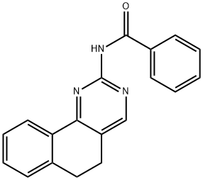 N-(5,6-DIHYDROBENZO[H]QUINAZOLIN-2-YL)BENZENECARBOXAMIDE Structure