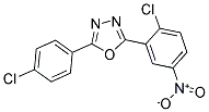 2-(2-CHLORO-5-NITROPHENYL)-5-(4-CHLOROPHENYL)-1,3,4-OXADIAZOLE Structure