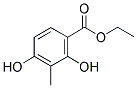 ETHYL 2,4-DIHYDROXY-3-METHYLBENZOATE Struktur