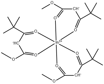 INDIUM METHYL(TRIMETHYL)ACETYL-ACETATE Structure