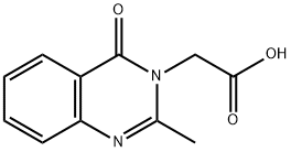 (2-METHYL-4-OXO-4H-QUINAZOLIN-3-YL)-ACETIC ACID Structure