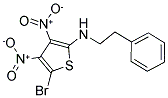 N2-PHENETHYL-5-BROMO-3,4-DINITROTHIOPHEN-2-AMINE Struktur