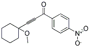 3-(1-METHOXY-CYCLOHEXYL)-1-(4-NITRO-PHENYL)-PROPYNONE Struktur