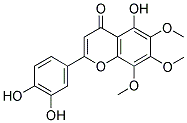 5,3',4'-TRIHYDROXY-6,7,8-TRIMETHOXYFLAVONE Structure