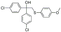 1,1-BIS(4-CHLOROPHENYL)-2-[(4-METHOXYPHENYL)SULFANYL]-1-ETHANOL Struktur