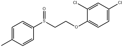 2-(2,4-DICHLOROPHENOXY)ETHYL 4-METHYLPHENYL SULFOXIDE Structure