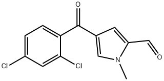 4-(2,4-DICHLOROBENZOYL)-1-METHYL-1H-PYRROLE-2-CARBALDEHYDE Structure