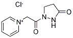 1-[2-OXO-2-(3-OXOTETRAHYDRO-1H-PYRAZOL-1-YL)ETHYL]PYRIDINIUM CHLORIDE Structure