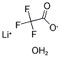 LITHIUM TRIFLUOROACETATE MONOHYDRATE Structure