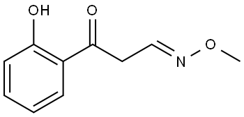 3-(2-HYDROXYPHENYL)-3-OXOPROPANAL O-METHYLOXIME Struktur