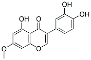 7-METHOXY-3',4',5-TRIHYDROXYISOFLAVONE Struktur