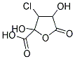 3-CHLORO-2,4-DIHYDROXY-5-OXO-2-TETRAHYDROFUROIC ACID Structure