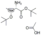 H-THR(TBU)-OTBU ACOH Structure