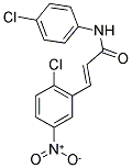 N1-(4-CHLOROPHENYL)-3-(2-CHLORO-5-NITROPHENYL)ACRYLAMIDE Structure