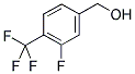3-FLUORO-4-(TRIFLUOROMETHYL)BENZYL ALCOHOL Structure