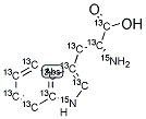 L-TRYPTOPHAN (U-13C11, U-15N2) Struktur