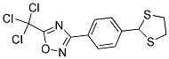 3-[4-(1,3-DITHIOLAN-2-YL)PHENYL]-5-(TRICHLOROMETHYL)-1,2,4-OXADIAZOLE Structure