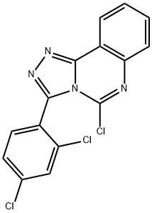 5-CHLORO-3-(2,4-DICHLOROPHENYL)[1,2,4]TRIAZOLO[4,3-C]QUINAZOLINE Structure