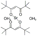 STRONTIUM BIS(2,2,6,6-TETRAMETHYL-3,5-HEPTANEDIONATE) DIHYDRATE Struktur