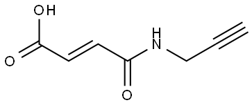 3-(N-PROP-2-YNYLCARBAMOYL)PROP-2-ENOIC ACID Struktur
