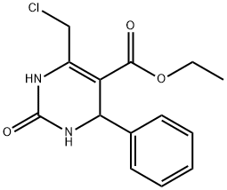 6-CHLOROMETHYL-2-OXO-4-PHENYL-1,2,3,4-TETRAHYDRO-PYRIMIDINE-5-CARBOXYLIC ACID ETHYL ESTER Structure