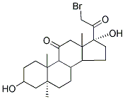 17-(2-BROMOACETYL)-3,17-DIHYDROXY-5,10,13-TRIMETHYLPERHYDROCYCLOPENTA[A]PHENANTHREN-11-ONE Structure