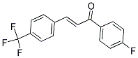 1-(4-FLUOROPHENYL)-3-[4-(TRIFLUOROMETHYL)PHENYL]PROP-2-EN-1-ONE Structure