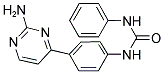 N-[4-(2-AMINOPYRIMIDIN-4-YL)PHENYL]-N'-PHENYLUREA Struktur