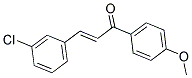 3-(3-CHLOROPHENYL)-1-(4-METHOXYPHENYL)PROP-2-EN-1-ONE Struktur