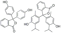 フェノールフタレイン - チモールフタレイン 混合指示薬 化學(xué)構(gòu)造式