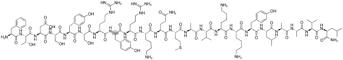 PACAP (6-27) AMIDE, HUMAN, OVINE, RAT 結(jié)構(gòu)式