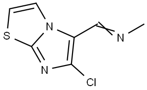 N-[(6-CHLOROIMIDAZO[2,1-B][1,3]THIAZOL-5-YL)METHYLENE]-N-METHYLAMINE Struktur