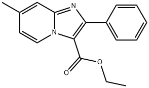 ETHYL 7-METHYL-2-PHENYLIMIDAZO[1,2-A]PYRIDINE-3-CARBOXYLATE Structure