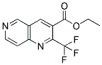 2-(TRIFLUOROMETHYL)-1,6-NAPHTHYRIDINE-3-CARBOXYLIC ETHYL ESTER Structure
