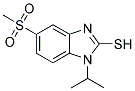 1-ISOPROPYL-5-(METHYLSULPHONYL)-(1H)-BENZIMIDAZOLE-2-THIOL Structure