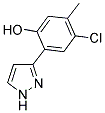 4-CHLORO-5-METHYL-2-(1 H-PYRAZOL-3-YL)PHENOL Structure