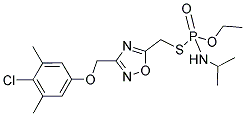 3-(4-CHLORO-3,5-DIMETHYLPHENOXYMETHYL)-5-[(O-ETHYL-N-ISOPROYLPHOSPHONYL)THIOMETHYL]-1,2,4-OXADIAZOLE Structure