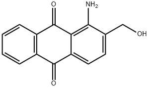 1-AMINO-2-HYDROXYMETHYLANTRAQUINONE Structure