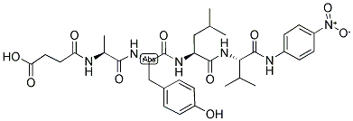 SUC-ALA-TYR-LEU-VAL-PNA Structure
