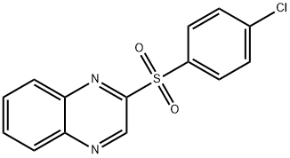2-[(4-CHLOROPHENYL)SULFONYL]QUINOXALINE Struktur