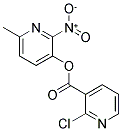 6-METHYL-2-NITRO-3-PYRIDYL 2-CHLORONICOTINATE Structure